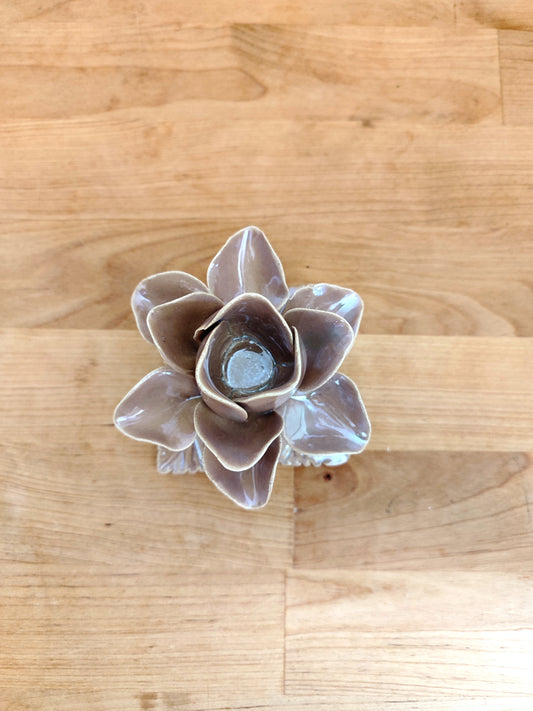 Handcrafted Candle Holder and Scented Candel