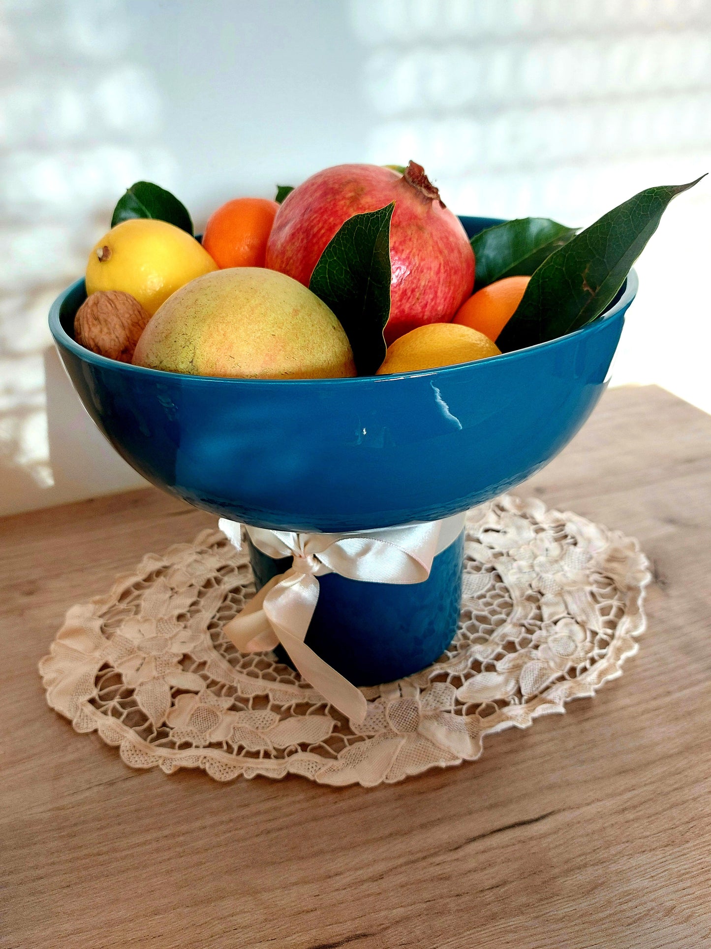 Alzata Moderna in Ceramica Artigianale - diversi colori