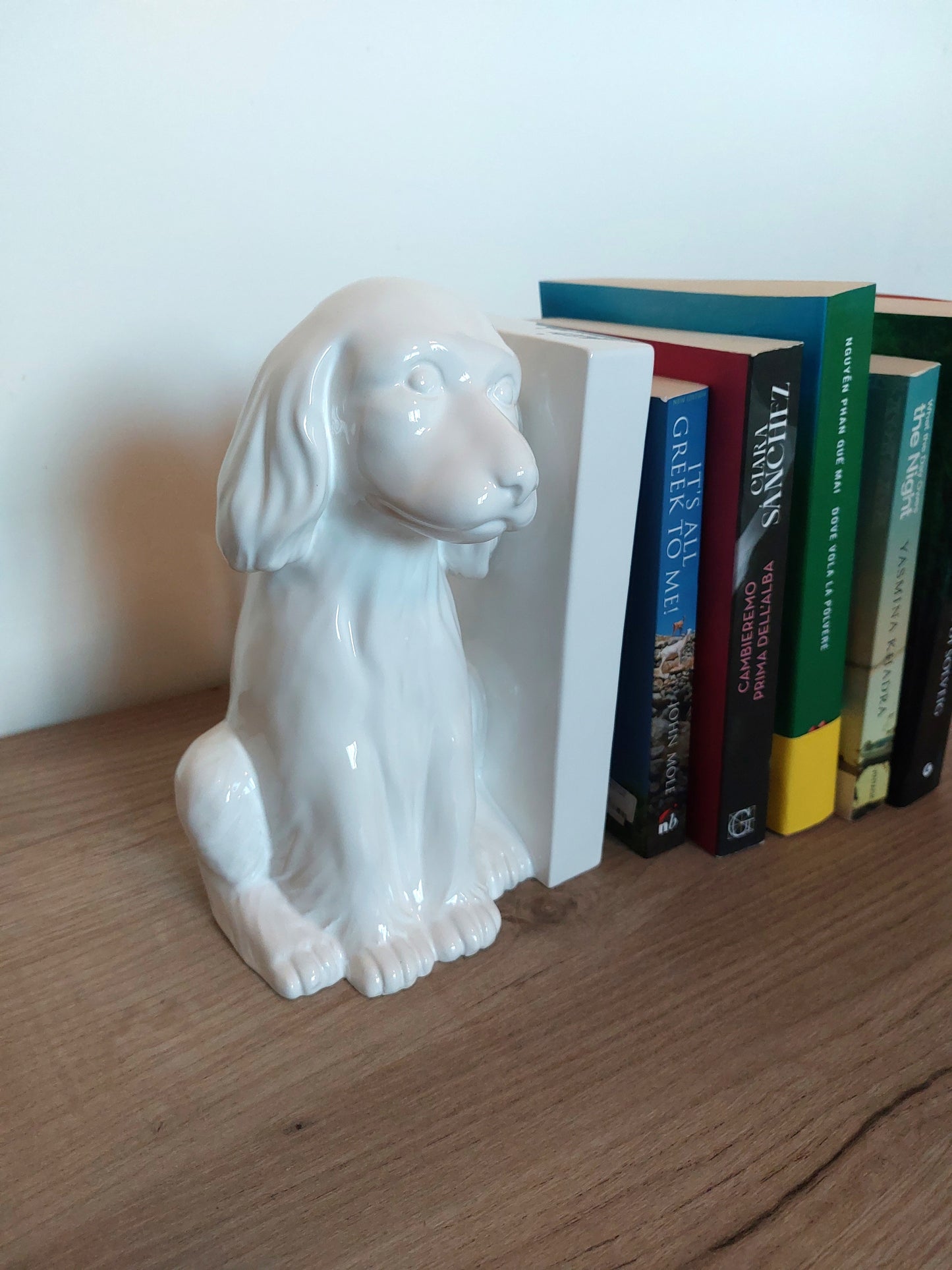 Fermalibri "Fedeltà" in Ceramica Artigianale