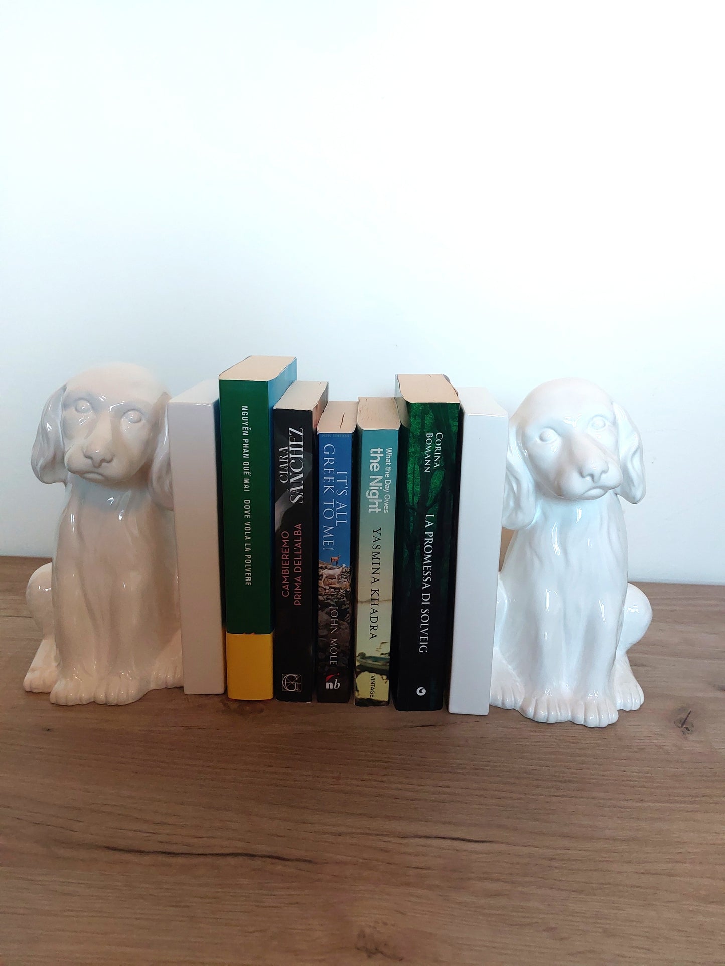 Fermalibri "Fedeltà" in Ceramica Artigianale