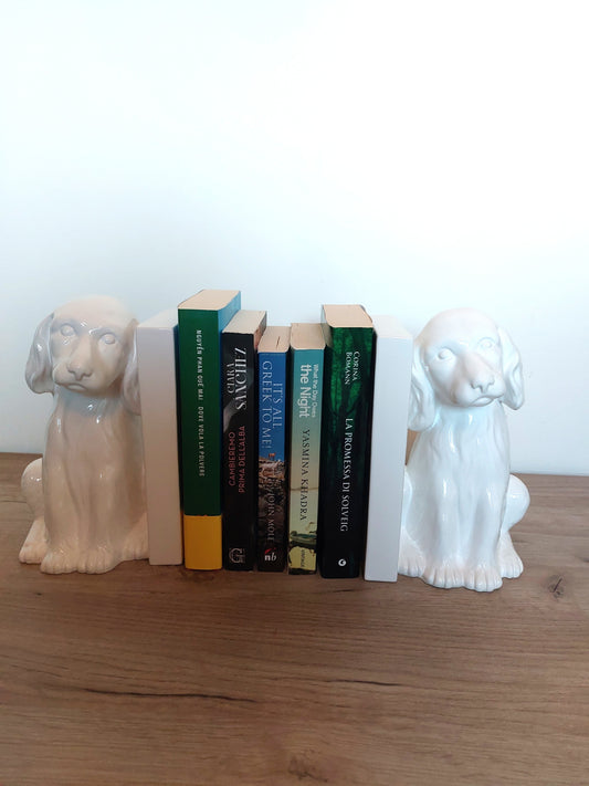 Fermalibri "Fedeltà" in Ceramica Artigianale